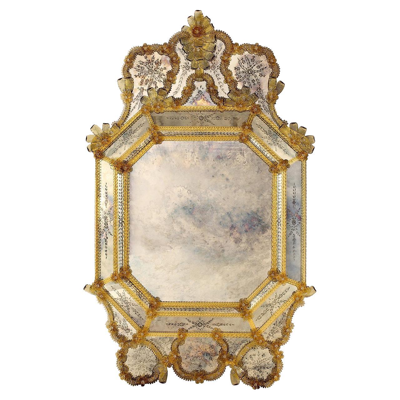 Tramonto Wall Mirror For Sale