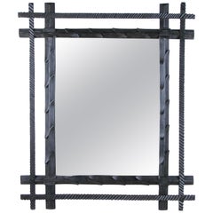 Tramp Art/ Black Forest Mirror II, Austria, circa 1870