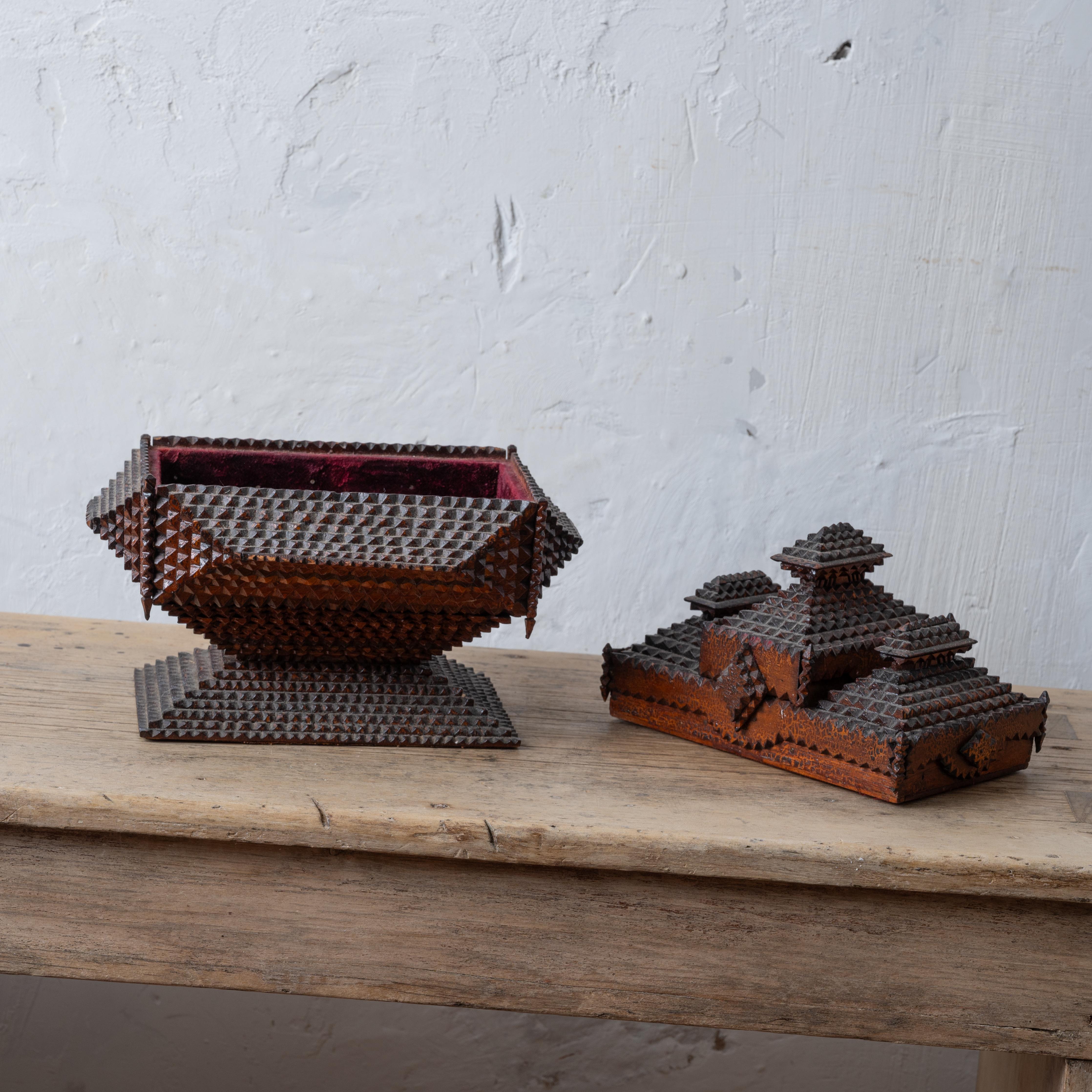 Tramp Art Box, c.1890 For Sale 4