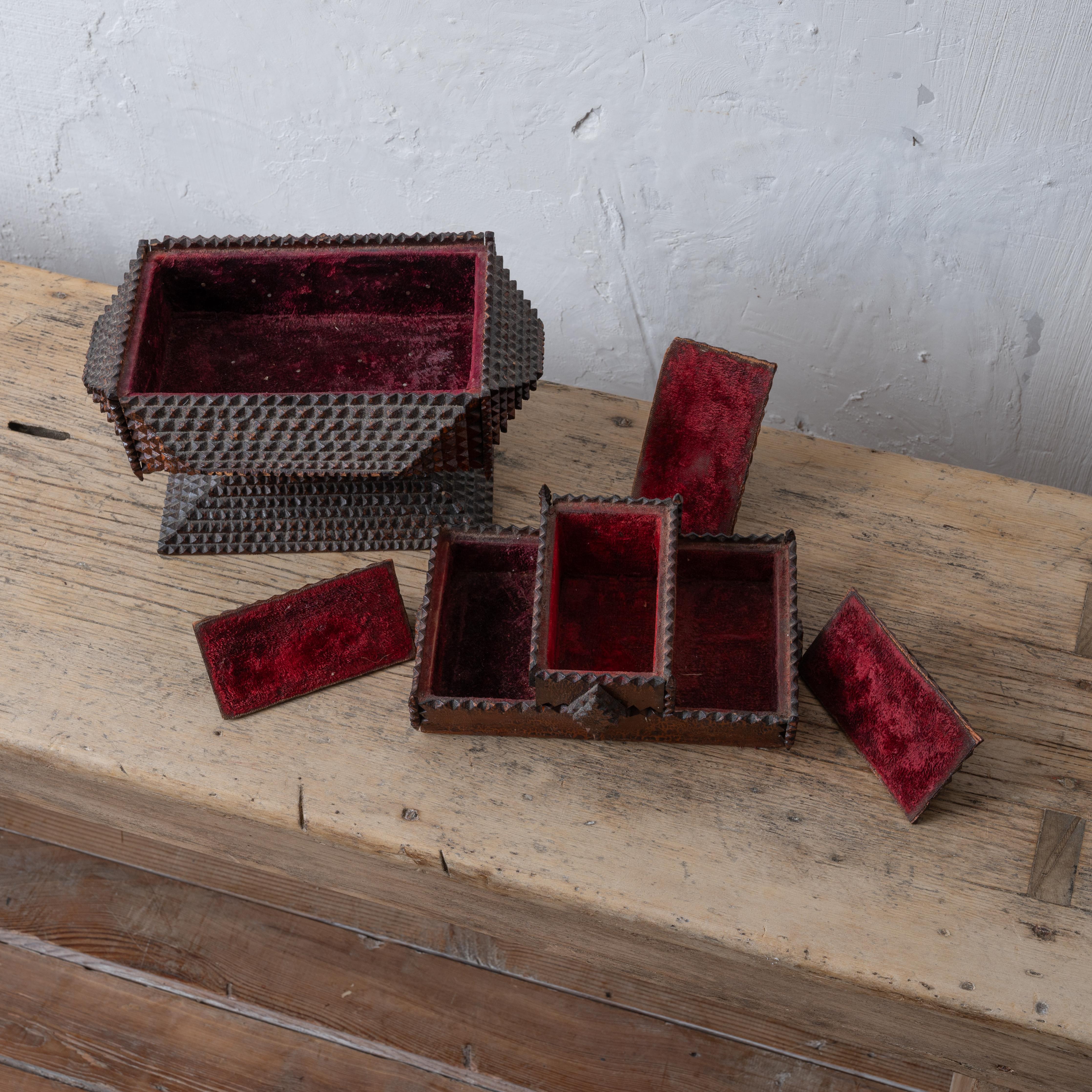 Tramp Art Box, c.1890 For Sale 6
