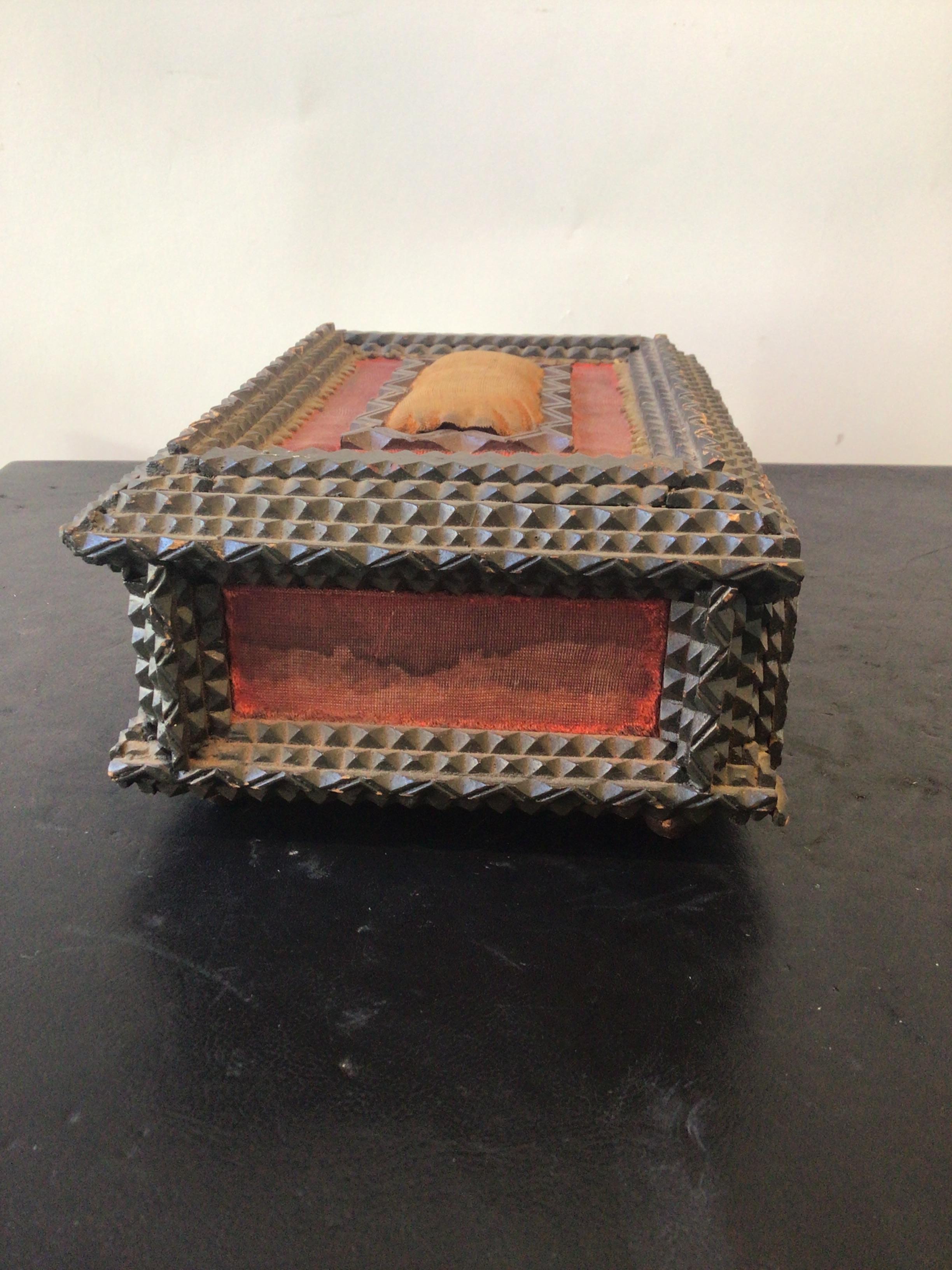 Tramp Art Box For Sale 2
