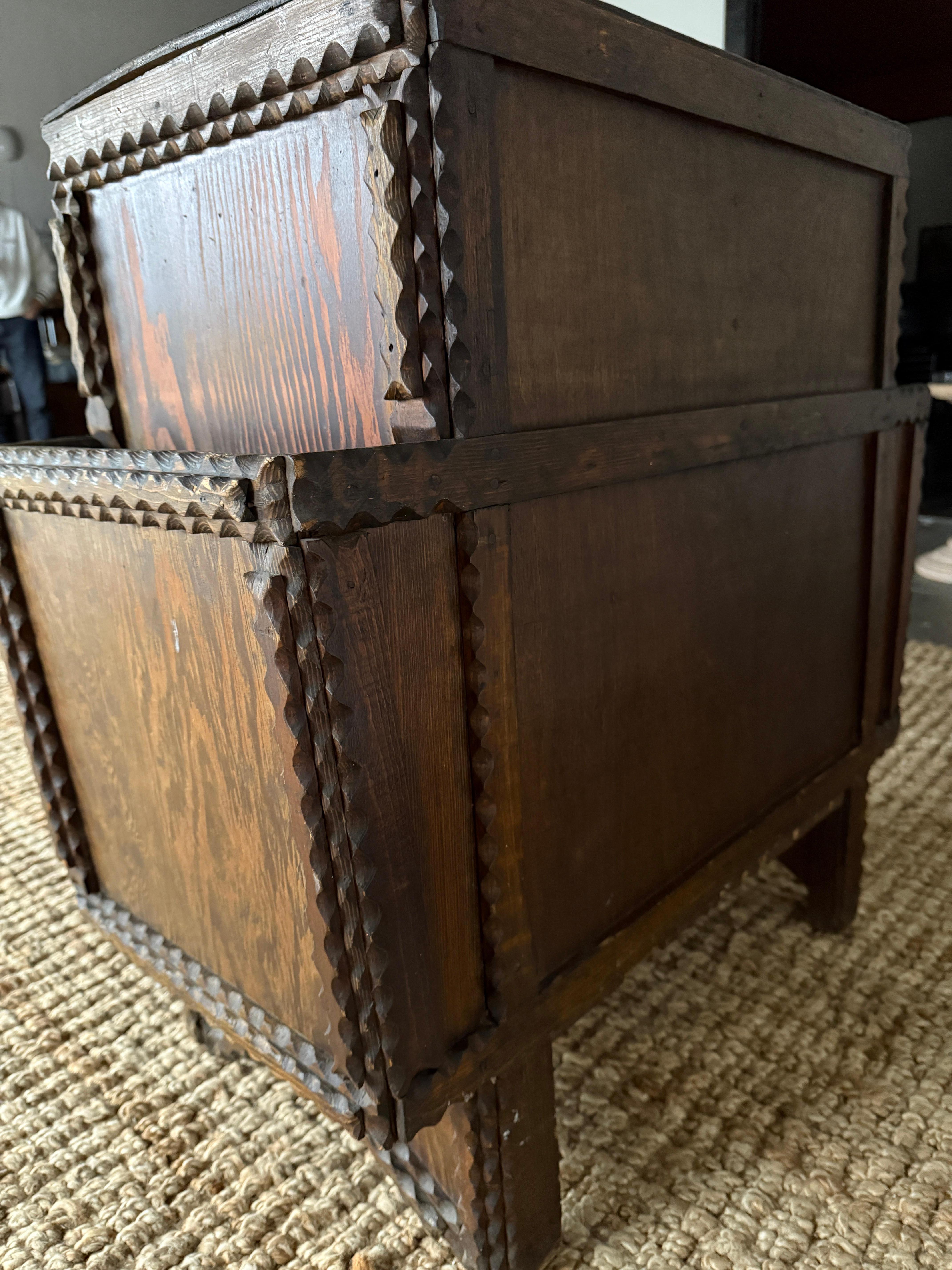 Tramp Art Cabinet 2
