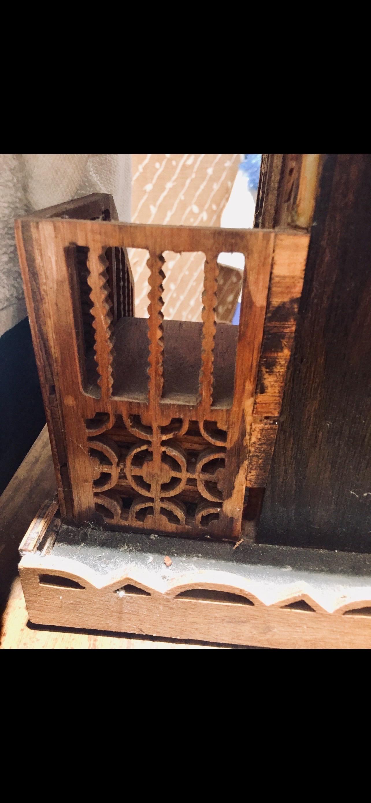 Tramp Art Clock For Sale 4