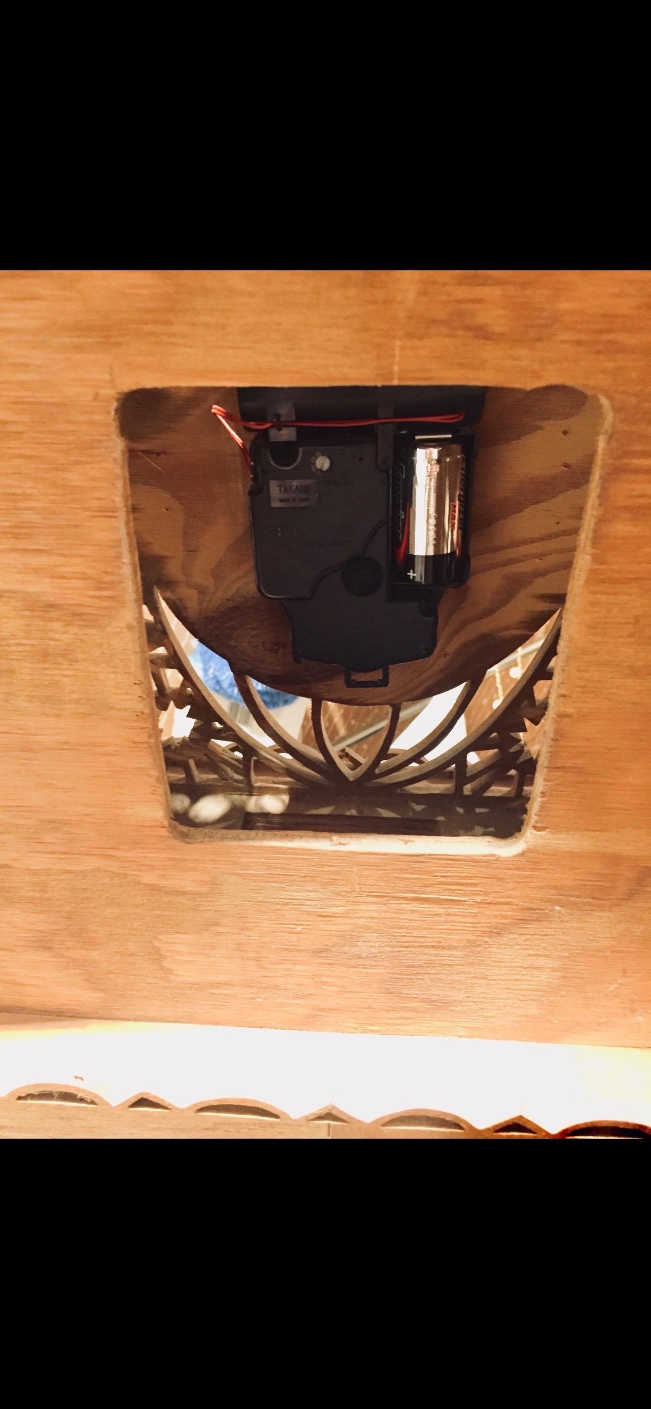 Tramp Art Clock For Sale 10