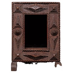 Tramp Art Set of 3 Picture Frames