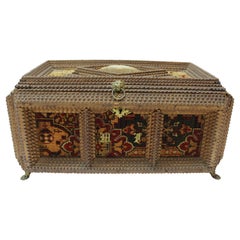 Tramp Art Sewing Box