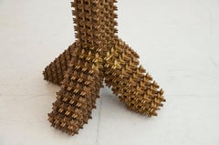 Tramp Art Side Table