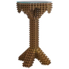 Tramp Art Side Table