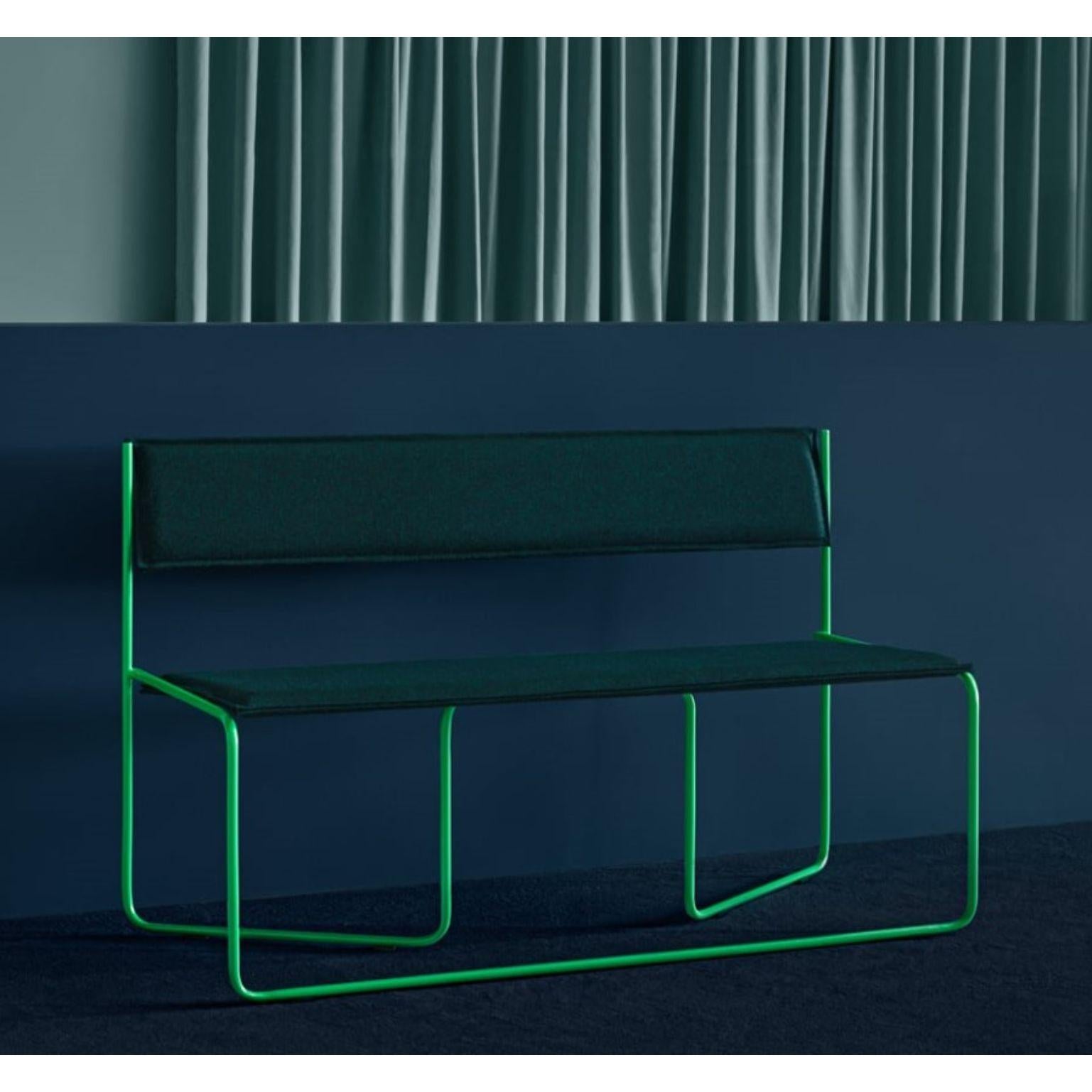 Spanish Trampolín Bench, Blue by Pepe Albargues For Sale