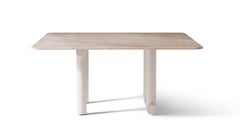Trampoline Beige Marble Dining Table by Patricia Urquiola for Cassina