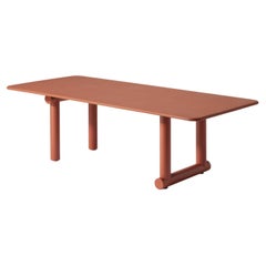 Trampoline Red Clay Color Dining Table by Patricia Urquiola for Cassina