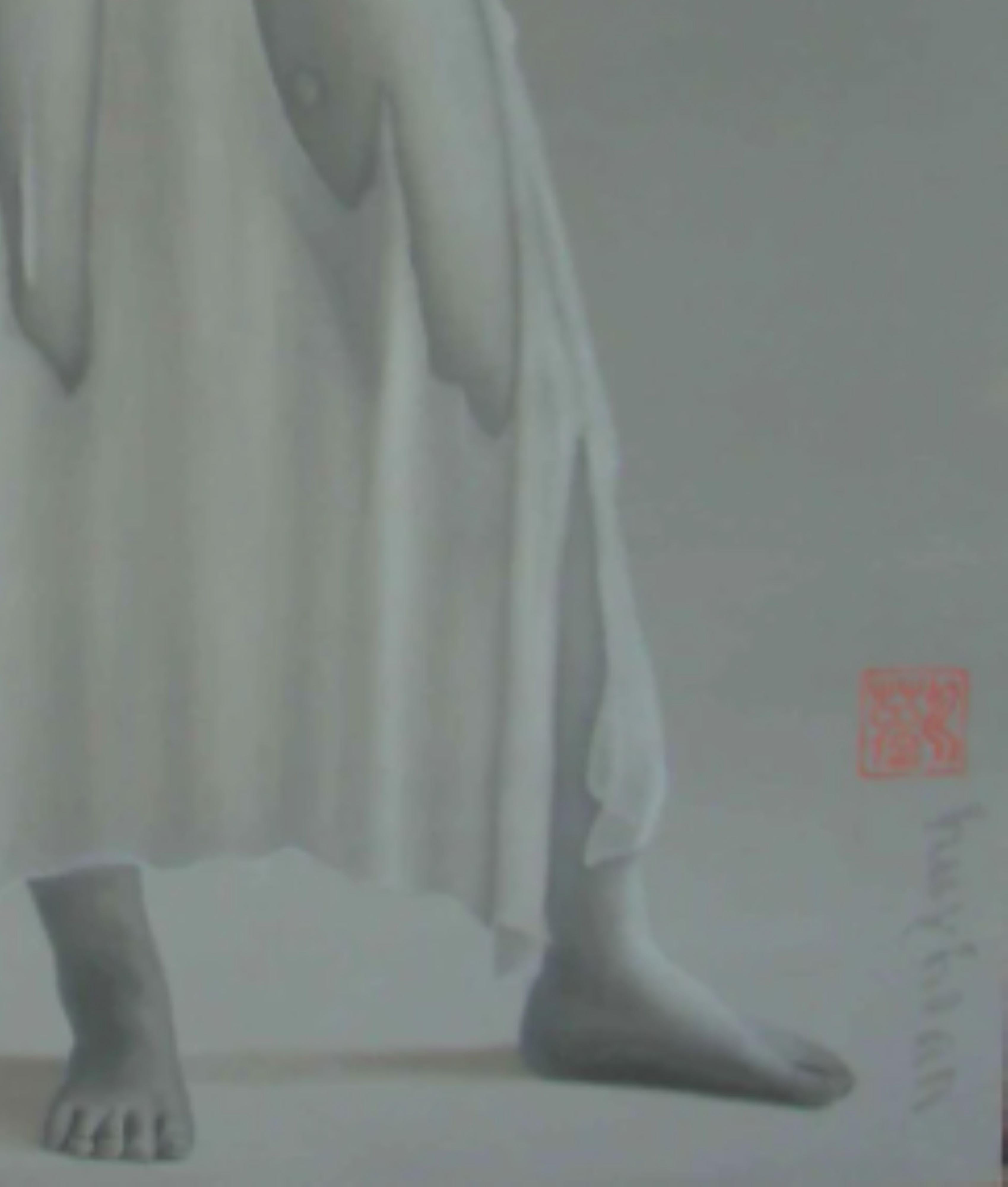 Ricordi - Nude Painting Grigio di Tran Huy Hoan