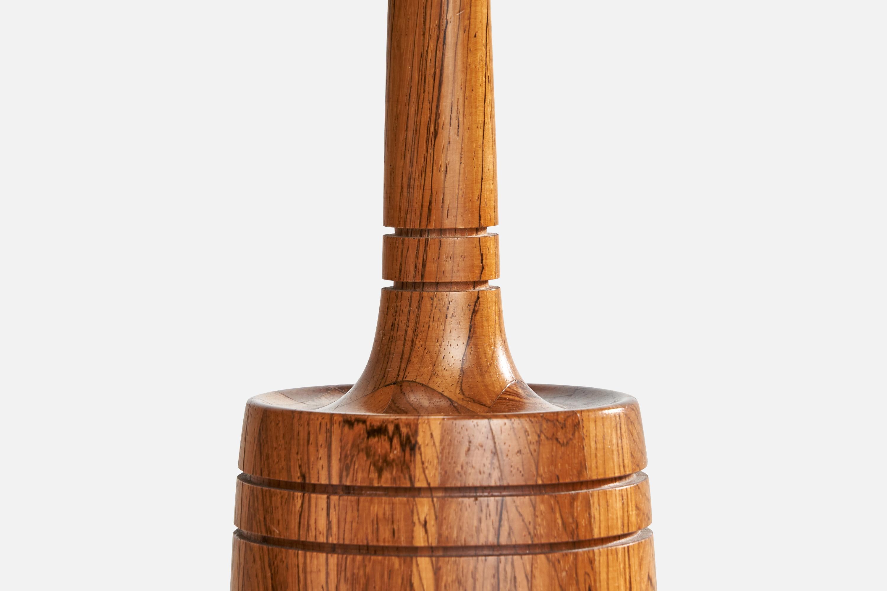 Tranås Stilarmatur, Table Lamps, Rosewood, Sweden, 1960s For Sale 1