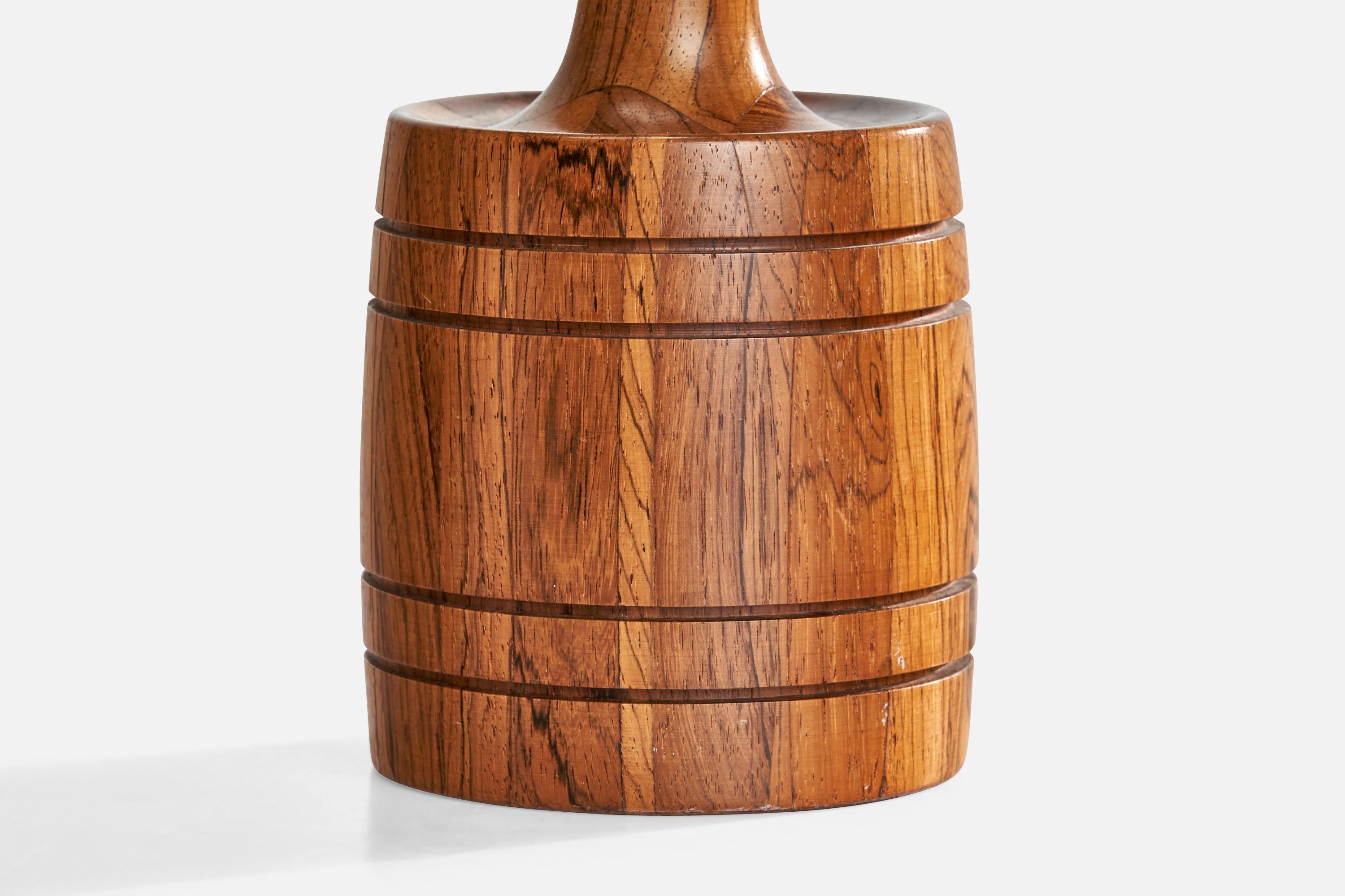 Tranås Stilarmatur, Table Lamps, Rosewood, Sweden, 1960s For Sale 2