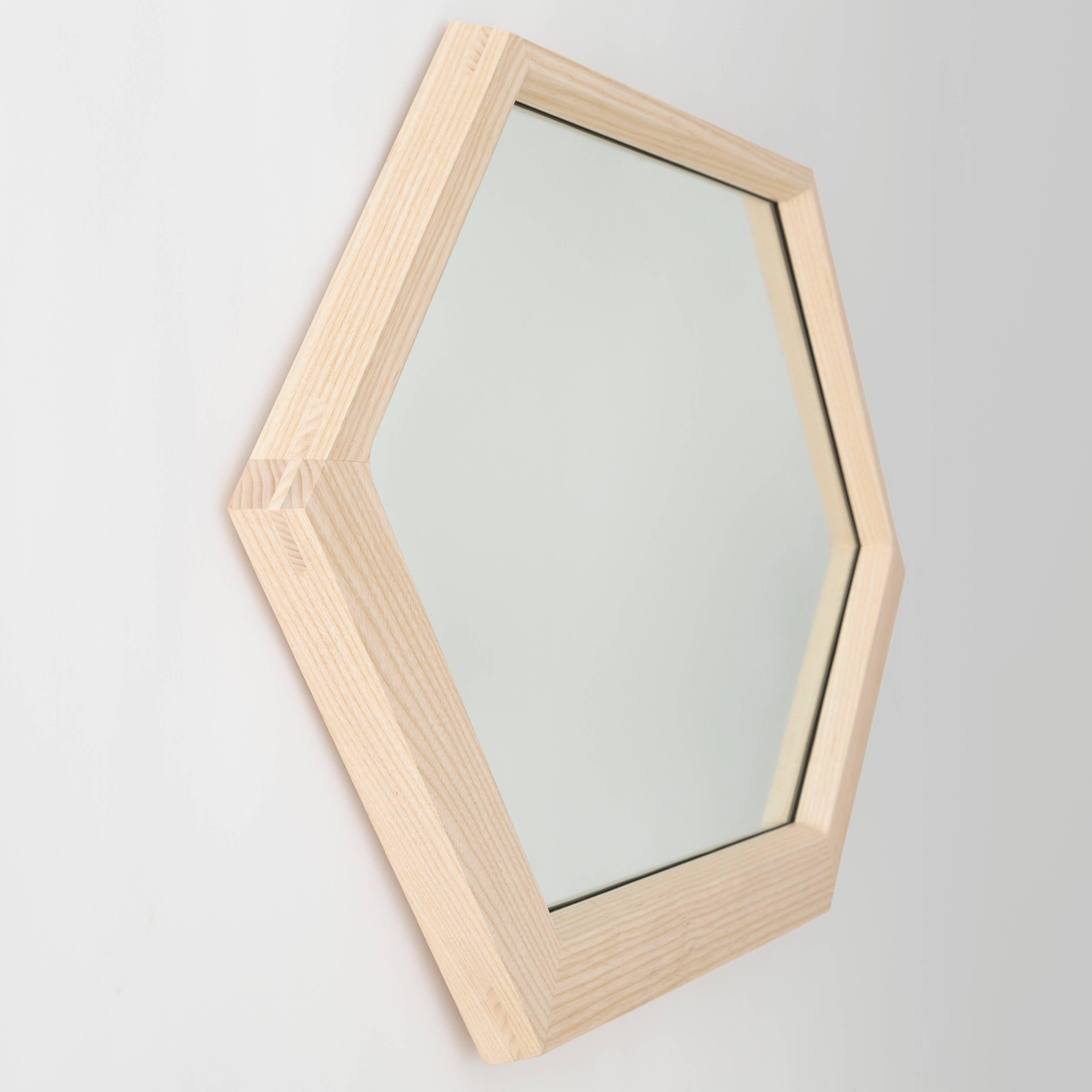 Organic Modern Trance Mirror in Solid Ash - AVAILABLE NOW For Sale