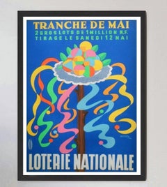«Tranche De Mai» - Cartel original de la Lotería Nacional, de Joseph Koutachy, 1962