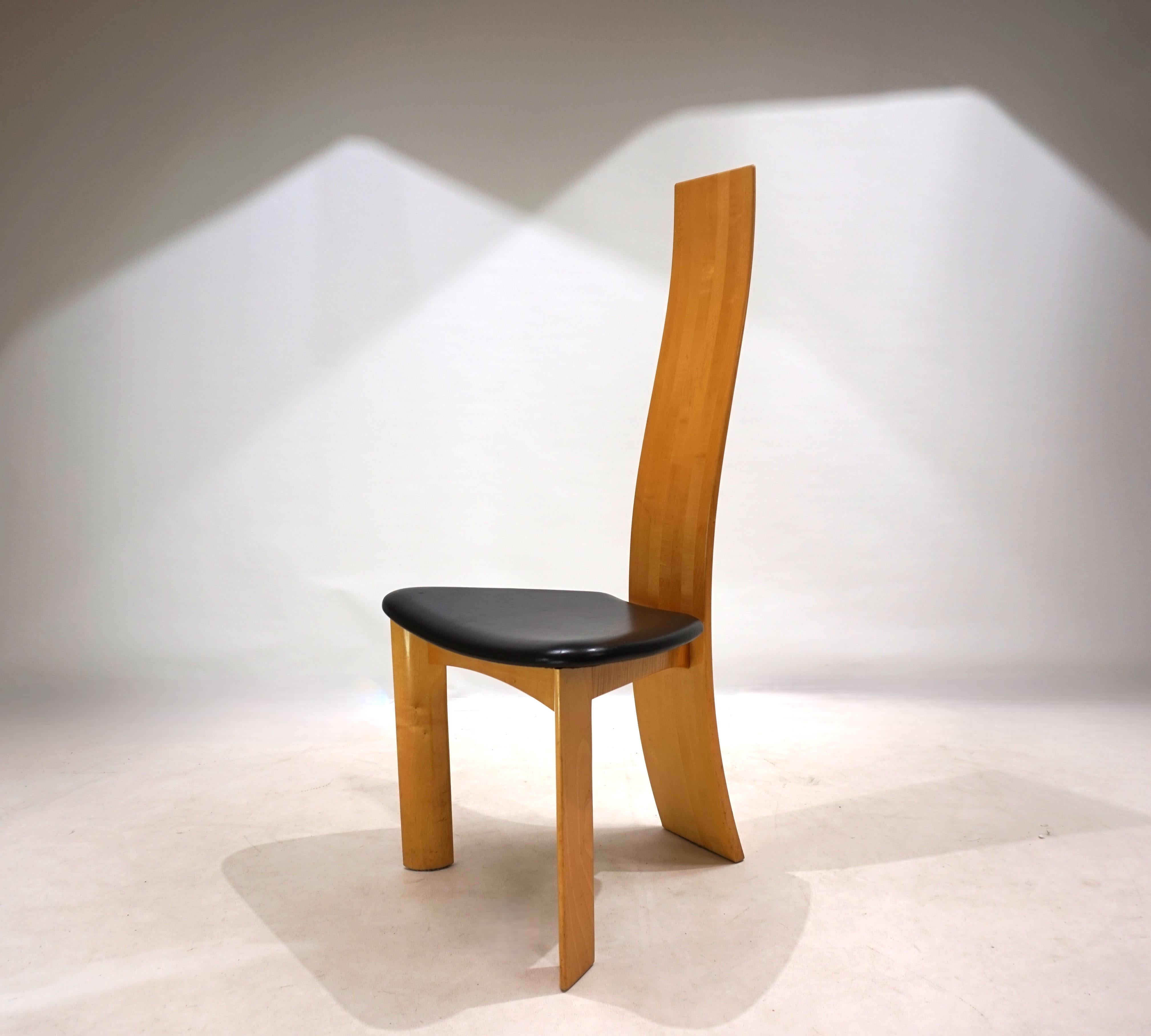 Set di 6 sedie da pranzo Iris Tranekaer di Bob van der Berghe, 1980 in vendita 12