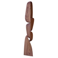 Tranquil Oak Standing Sculpture Still Stand No12: Artistry by Joel Escalona