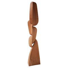 Escultura de pie Tranquil Oak Still Stand nº 12: Arte de Joel Escalona
