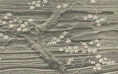 Tranquility in Monochrome – Japanese-Inspired Chromolithograph by Audsley, 1884