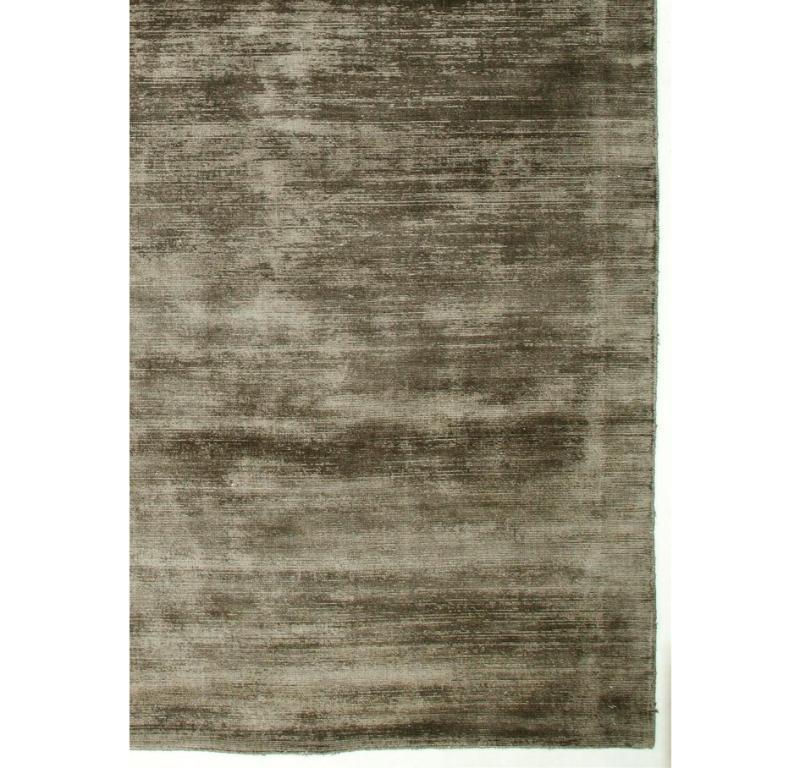Alfombra Tejida a Mano Tranquilidad en Hilos Marrón Oscuro y Marrón Oscuro 420x170 cm Moderno en venta
