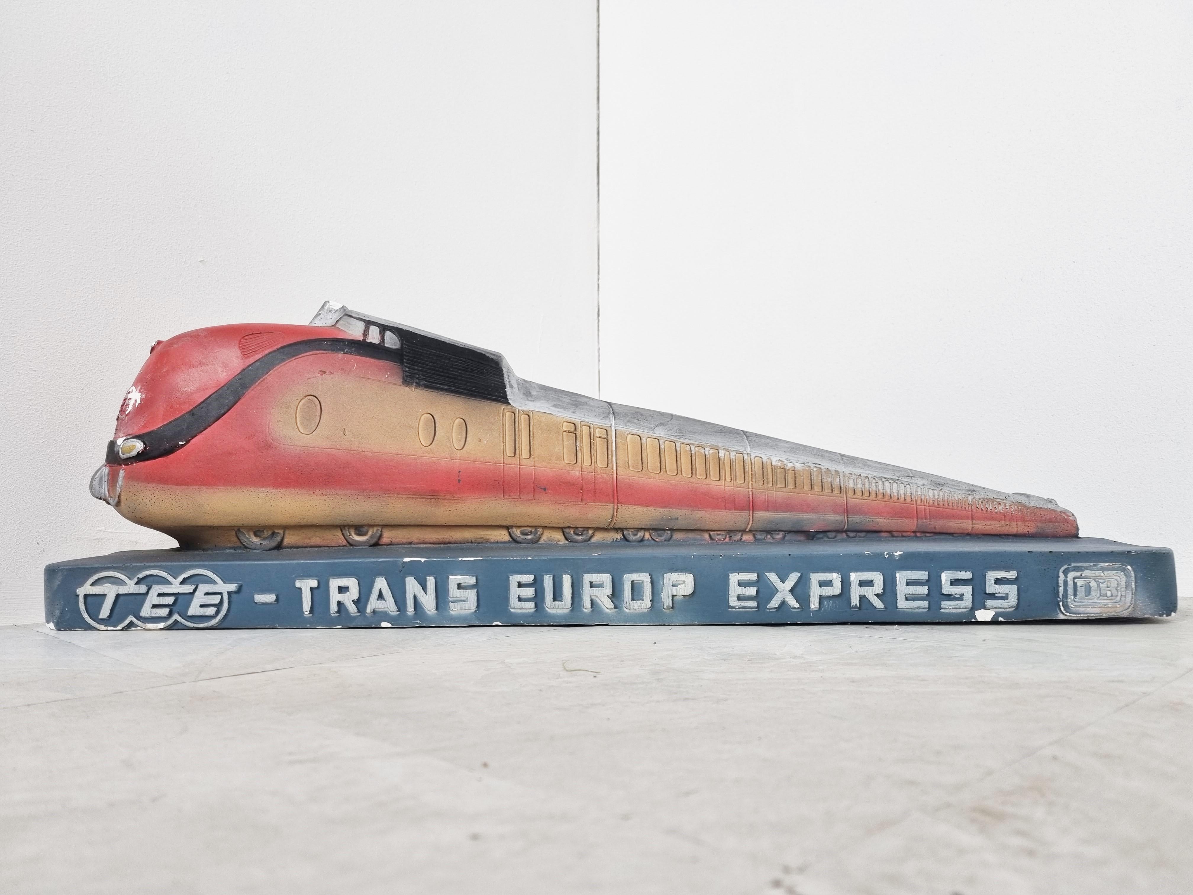 trans europe express model train