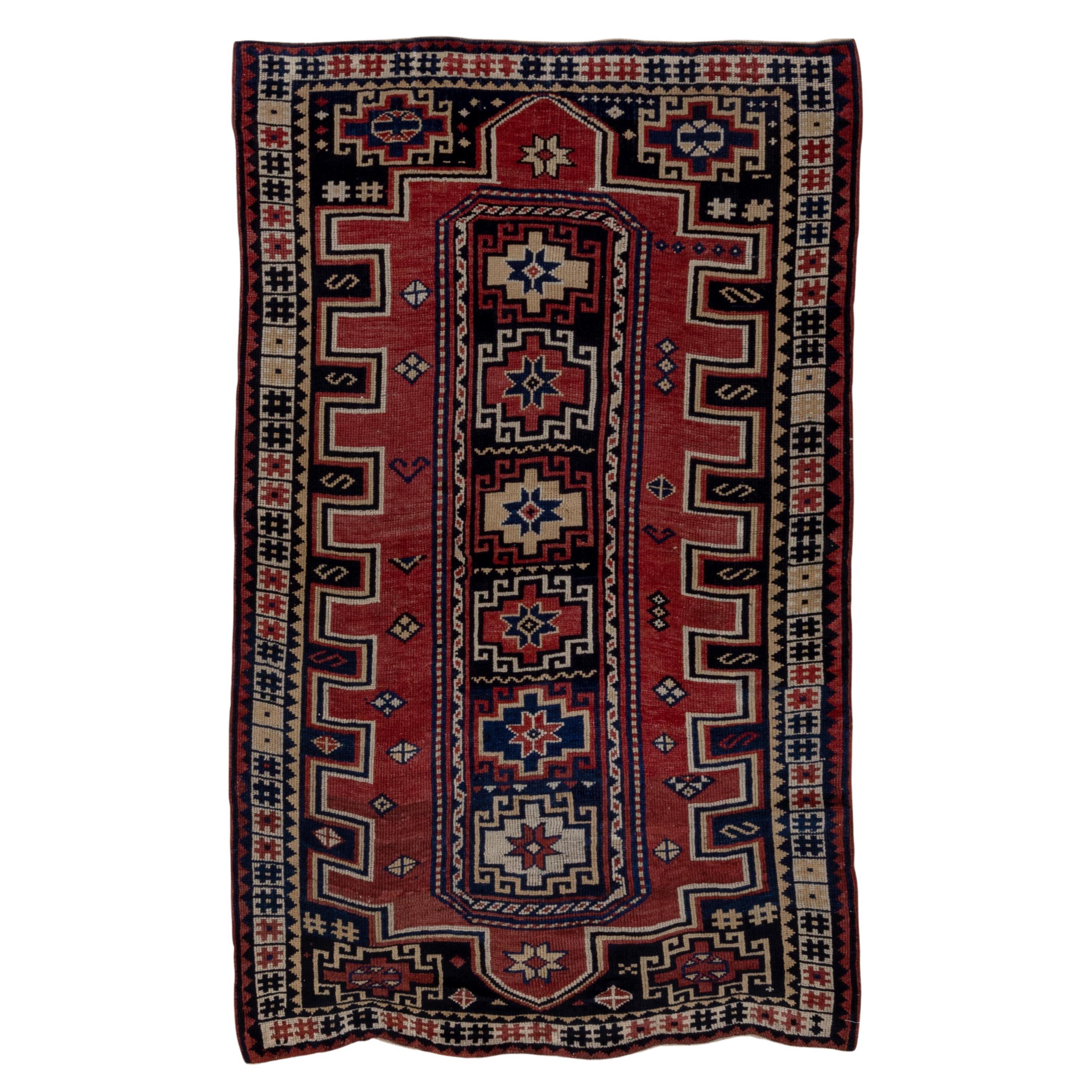Transcaucasian Tribal Antique Rug - 1910 For Sale