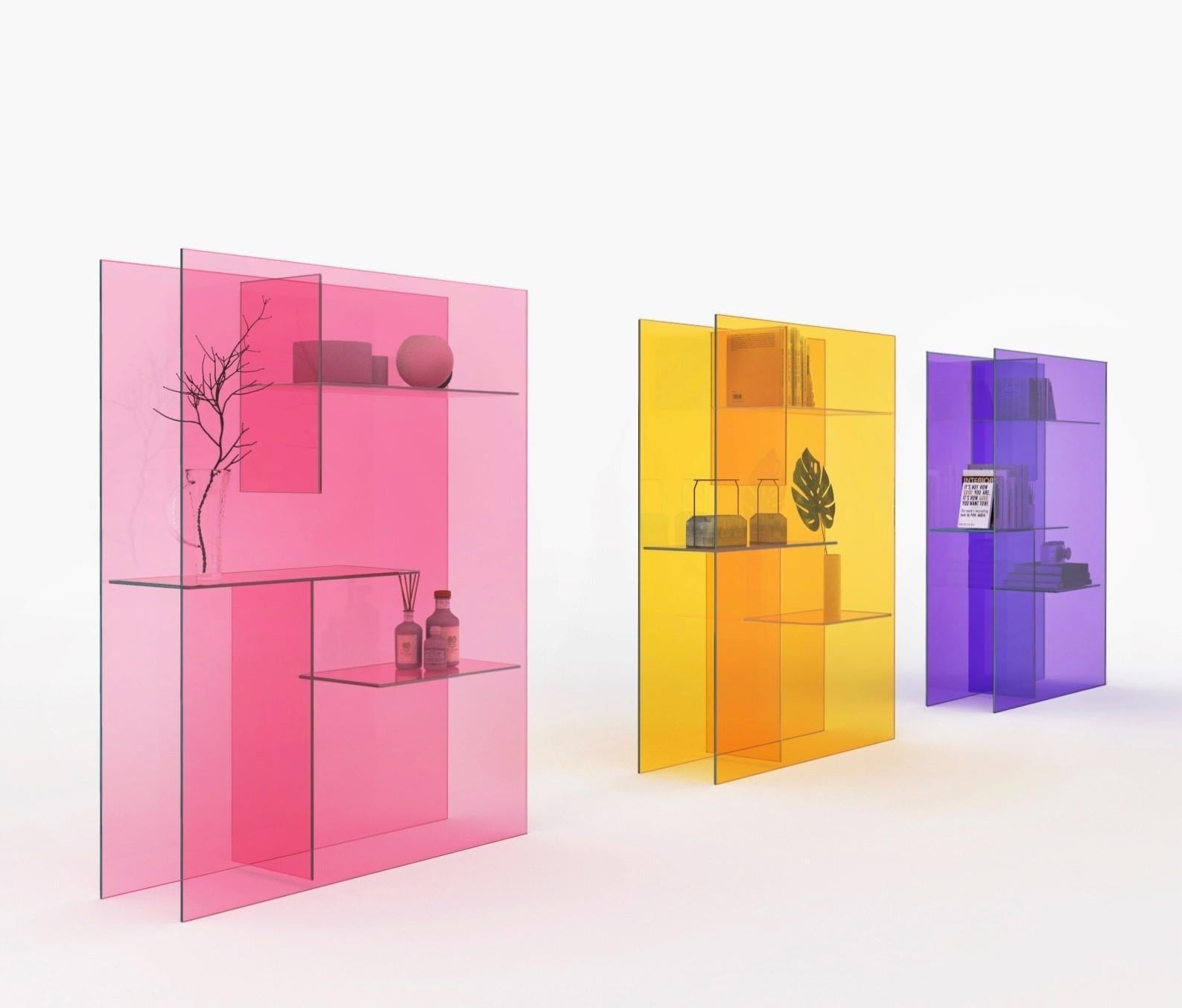 Mueble TRANSFIX de cristal, de Marc Krusin, Kensaku Oshiro de Glas Italia Italiano en venta