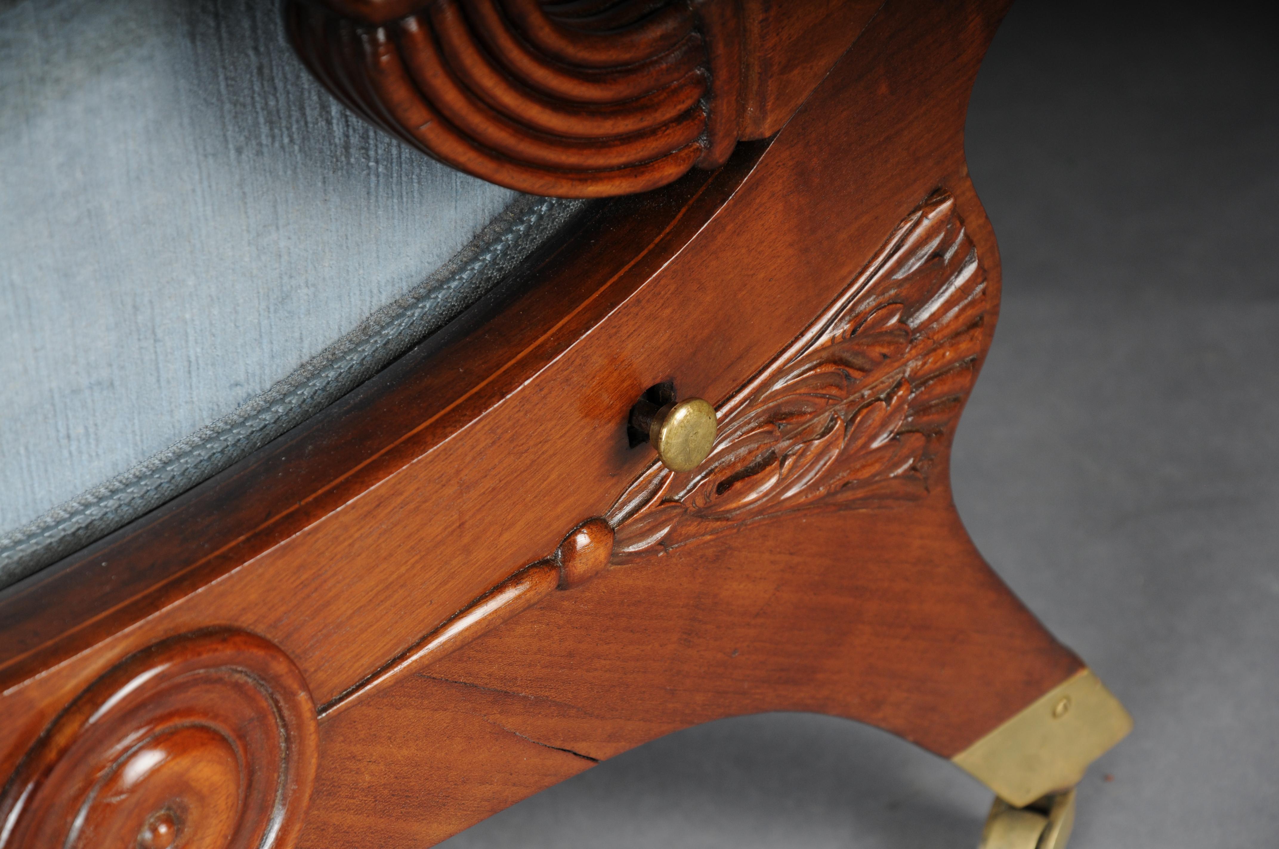 Transformable armchair attributed to Schinkel, circa 1825, Mahogany For Sale 7