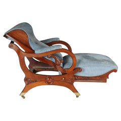 Antique Transformable armchair attributed to Schinkel, circa 1825, Mahogany