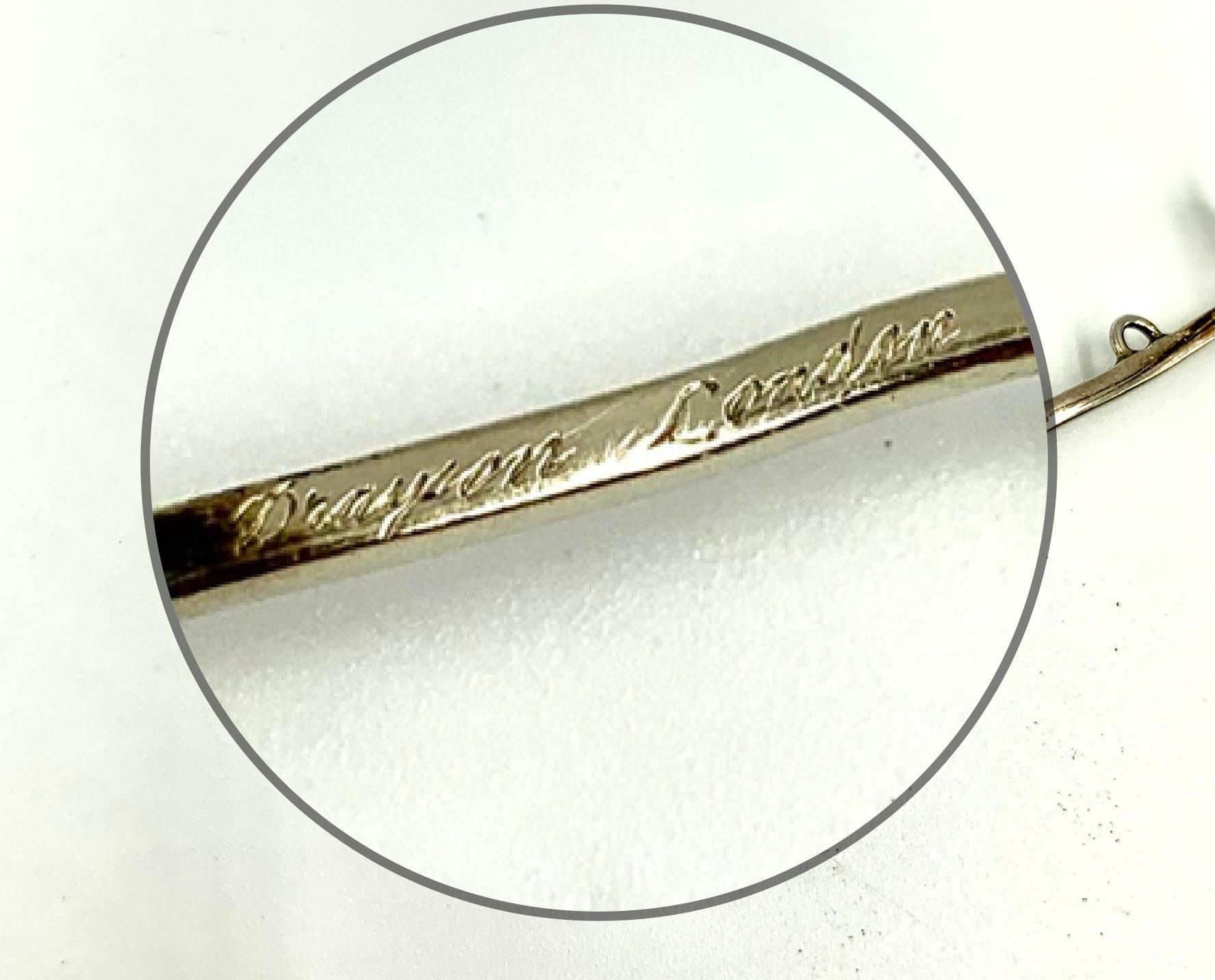 Transformable Drayson London Art Deco Platinum Diamond Ruby Wings Pendant Brooch For Sale 5