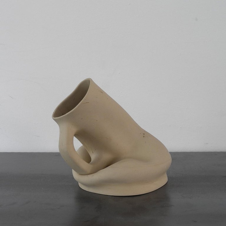 Modern 'Transformation, Deformation' Ceramic Kettle by Nacho Carbonell For Sale
