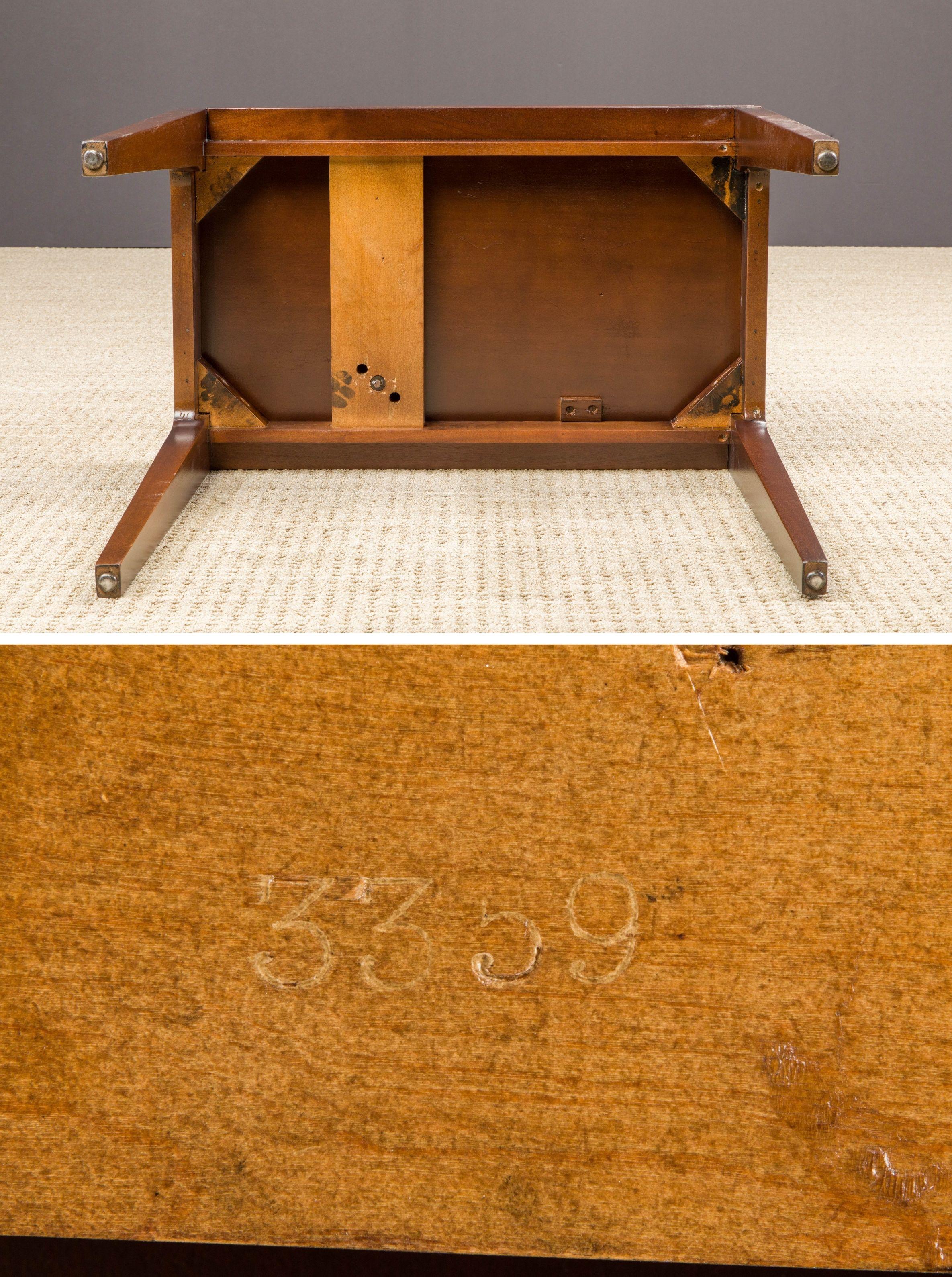 Transforming Flip-Top Cafe Table / Console by Edward Wormley for Dunbar, 1960s 12