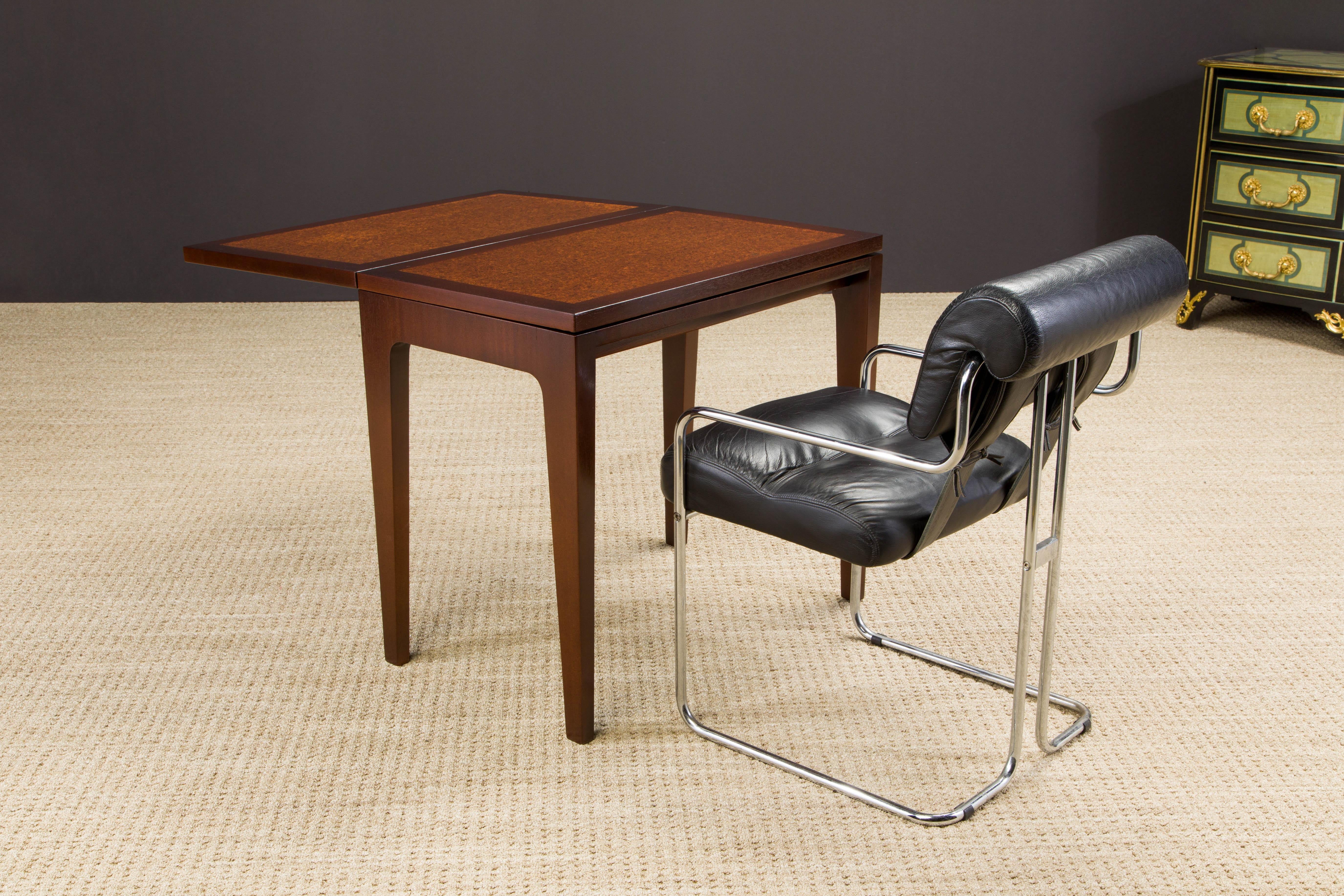 Mid-Century Modern Transforming Flip-Top Cafe Table / Console by Edward Wormley for Dunbar, 1960s