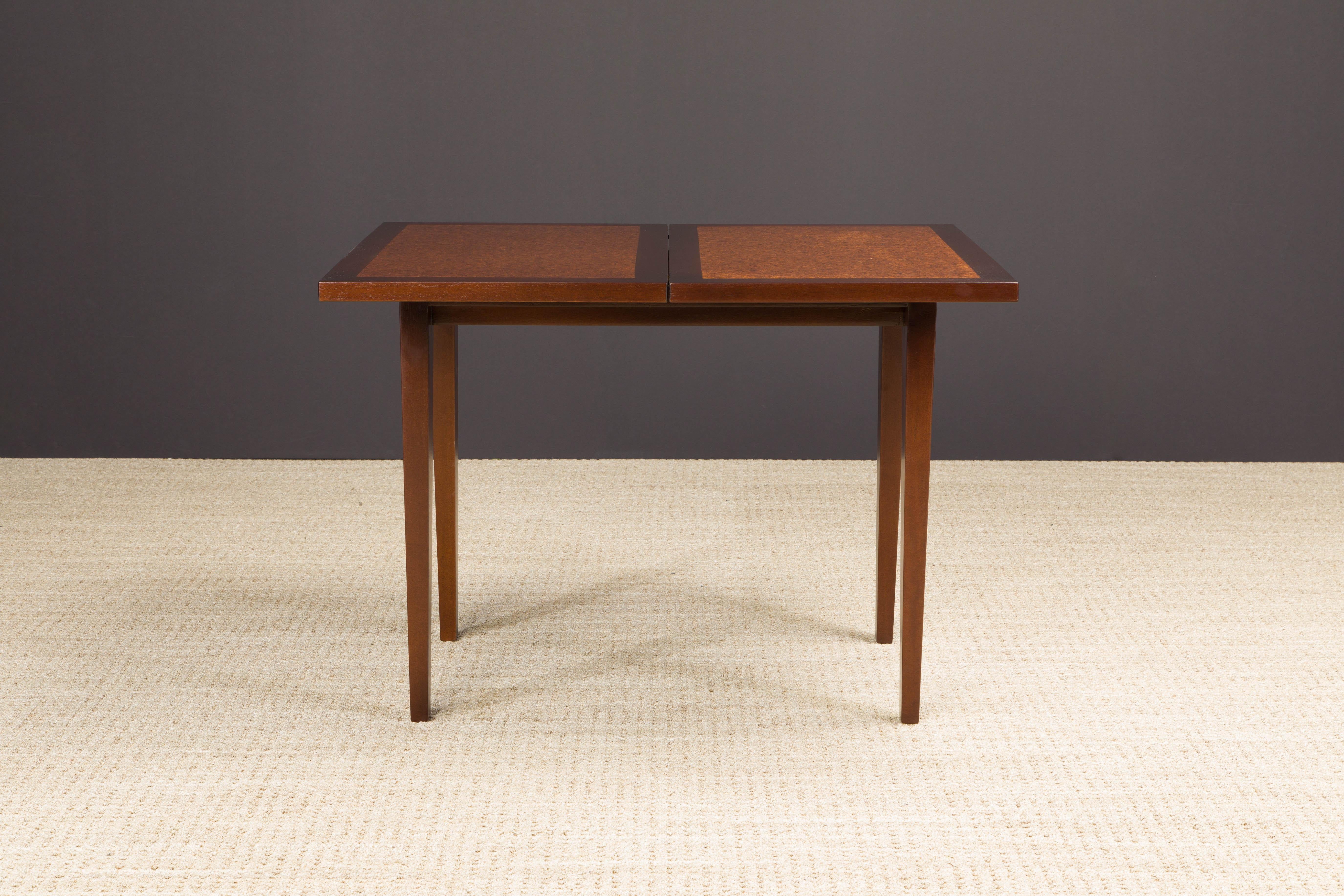 Transforming Flip-Top Cafe Table / Console by Edward Wormley for Dunbar, 1960s 1