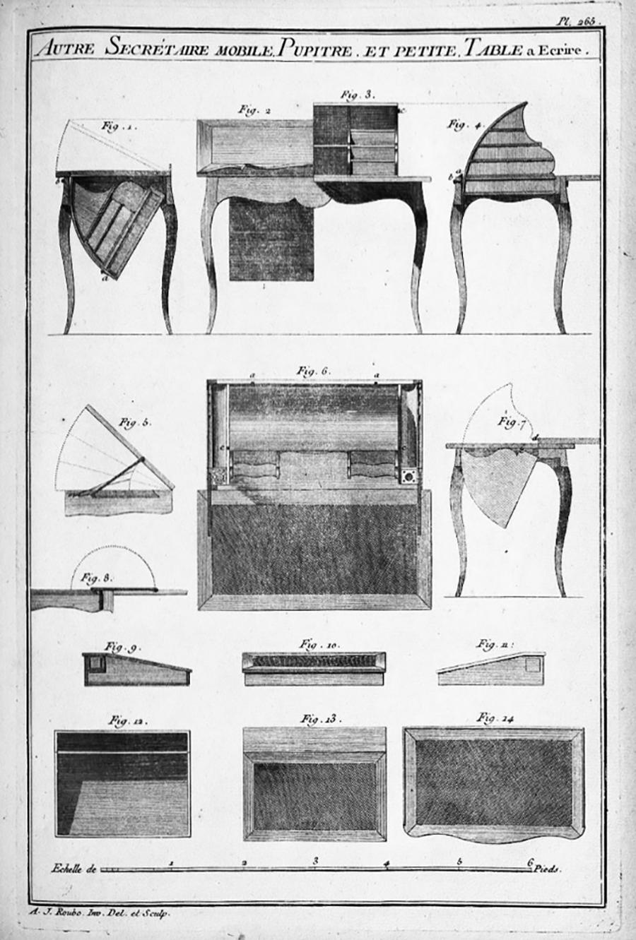 Transforming Ladies Desk, so called Secretaire a Culbute, France, 19th Century For Sale 9