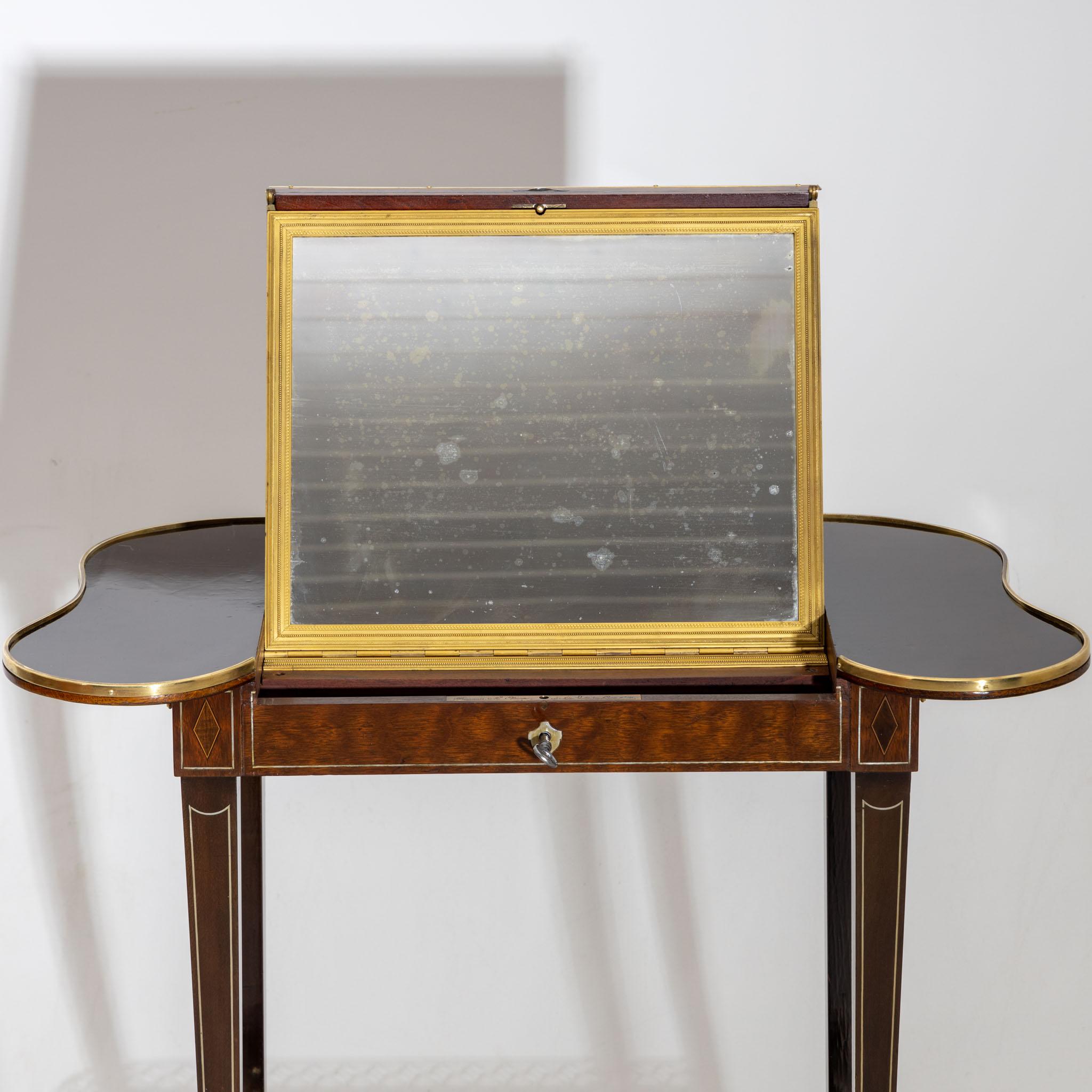 Wood Transforming Table by Martin-Guillaume Biennais, Consulat Period, France circa 1 For Sale