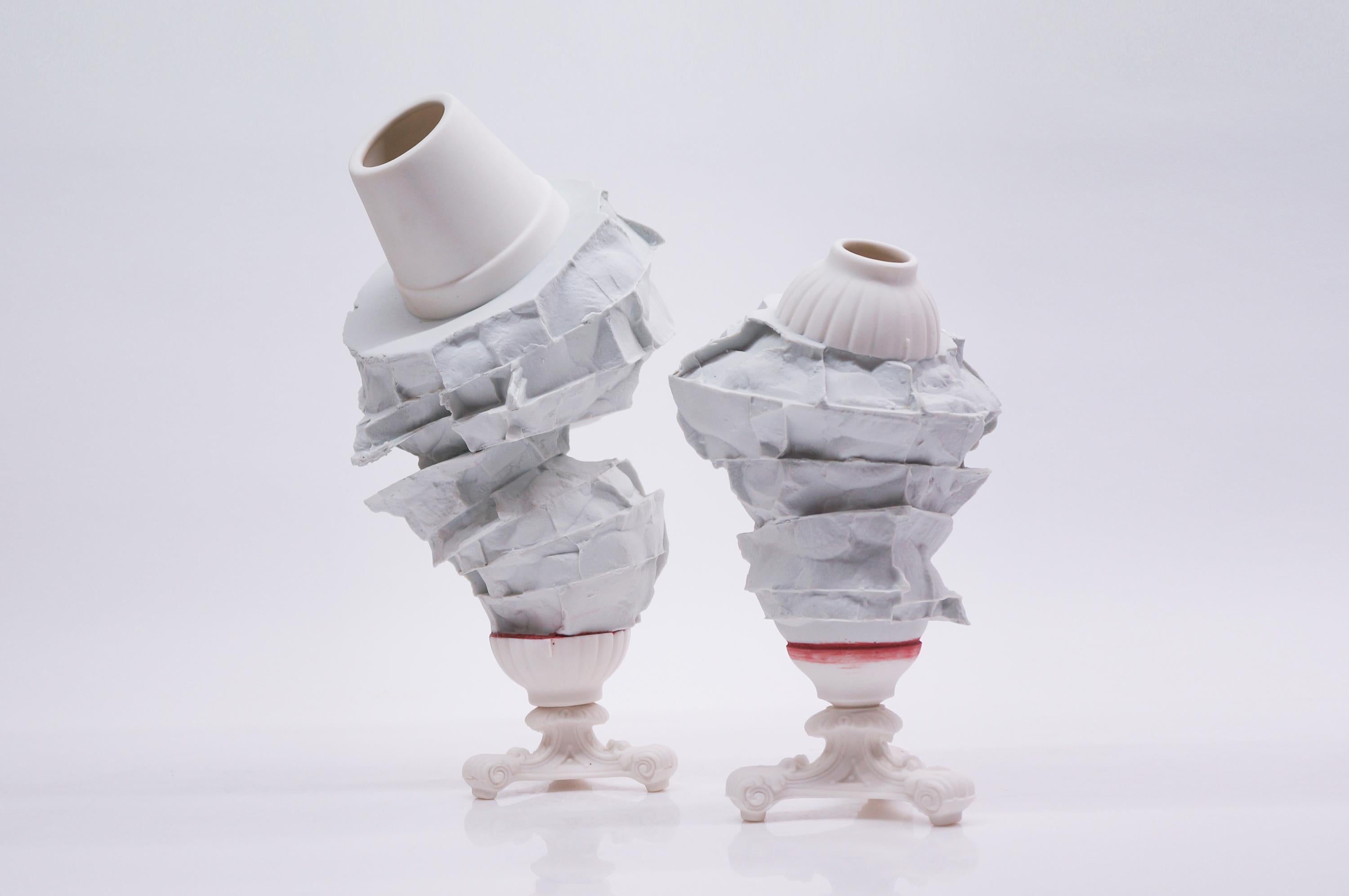 TransForms Plus Porcelain Vase by Monika Patuszyńska For Sale 5