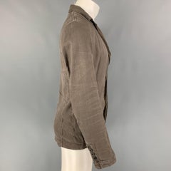 TRANSIT UOMO Size M Olive Linen Blend Sport Coat