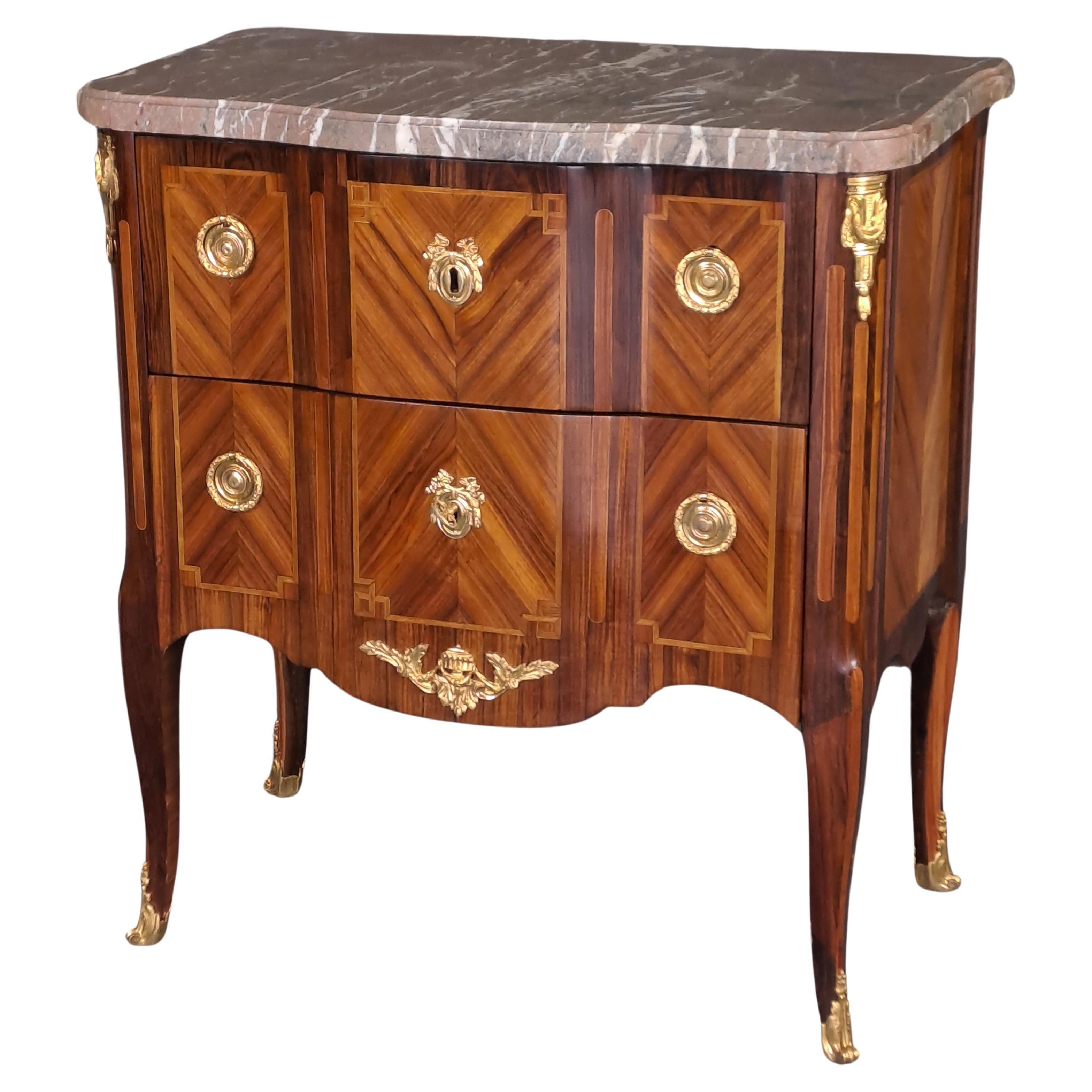 Commode de transition estampillée Jean-baptiste II Tuart