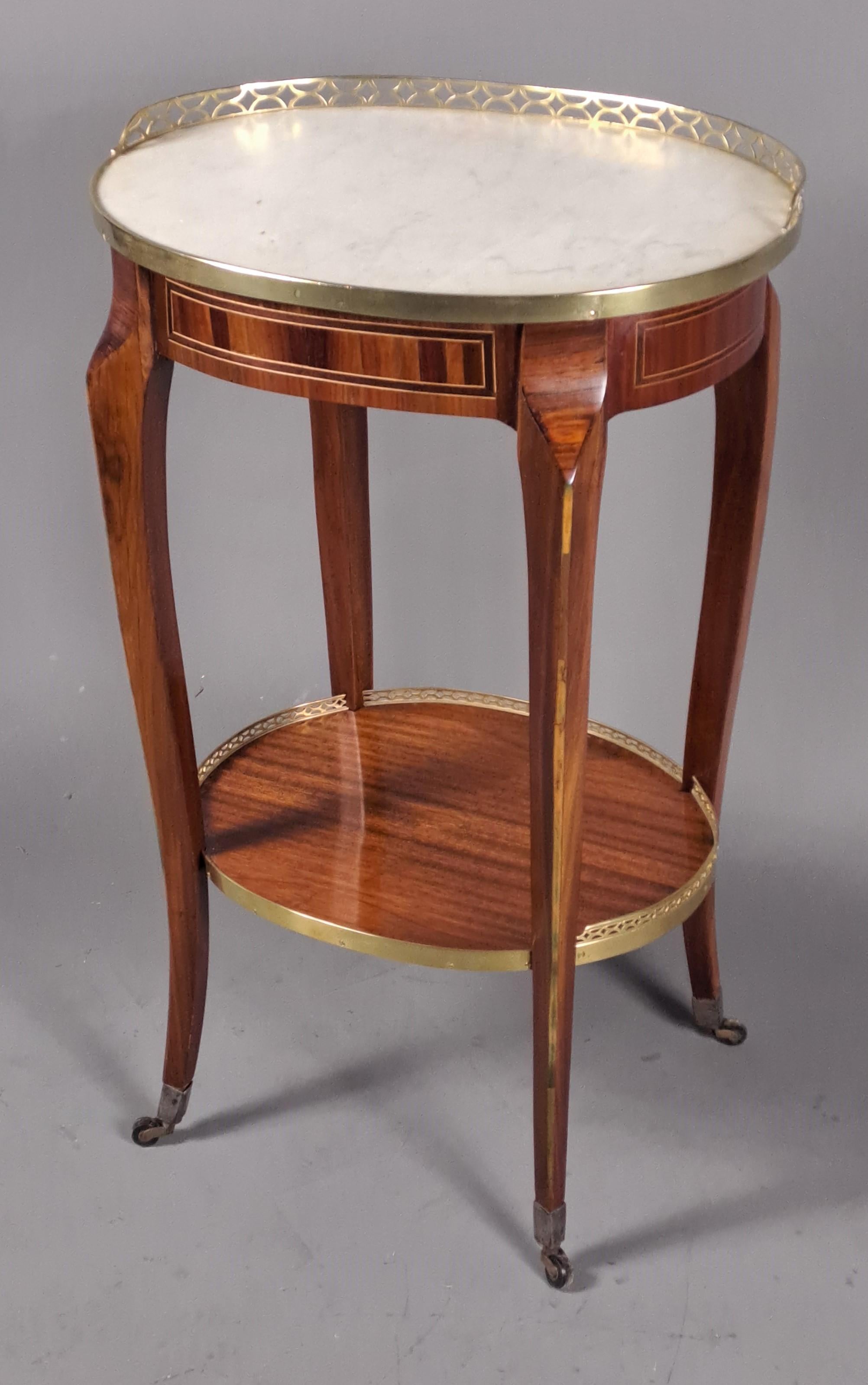 Louis XV Table de salon d'époque Transition estampillée Lapie et poinçonnée par la ROOMS en vente