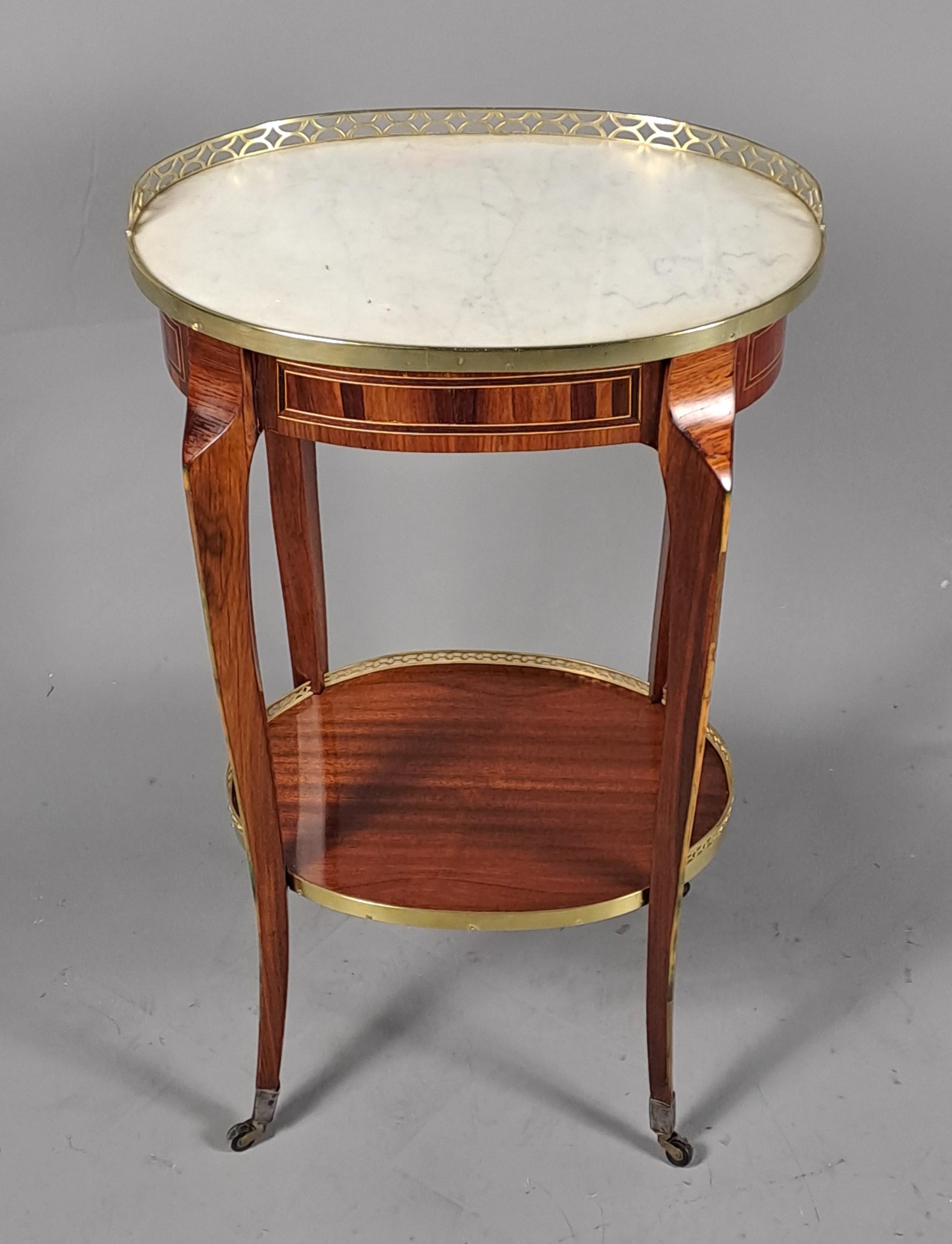 XVIIIe siècle Table de salon d'époque Transition estampillée Lapie et poinçonnée par la ROOMS en vente