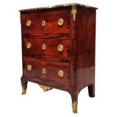 Antique Transition Style Between Two Commode, Amaranth, 19th