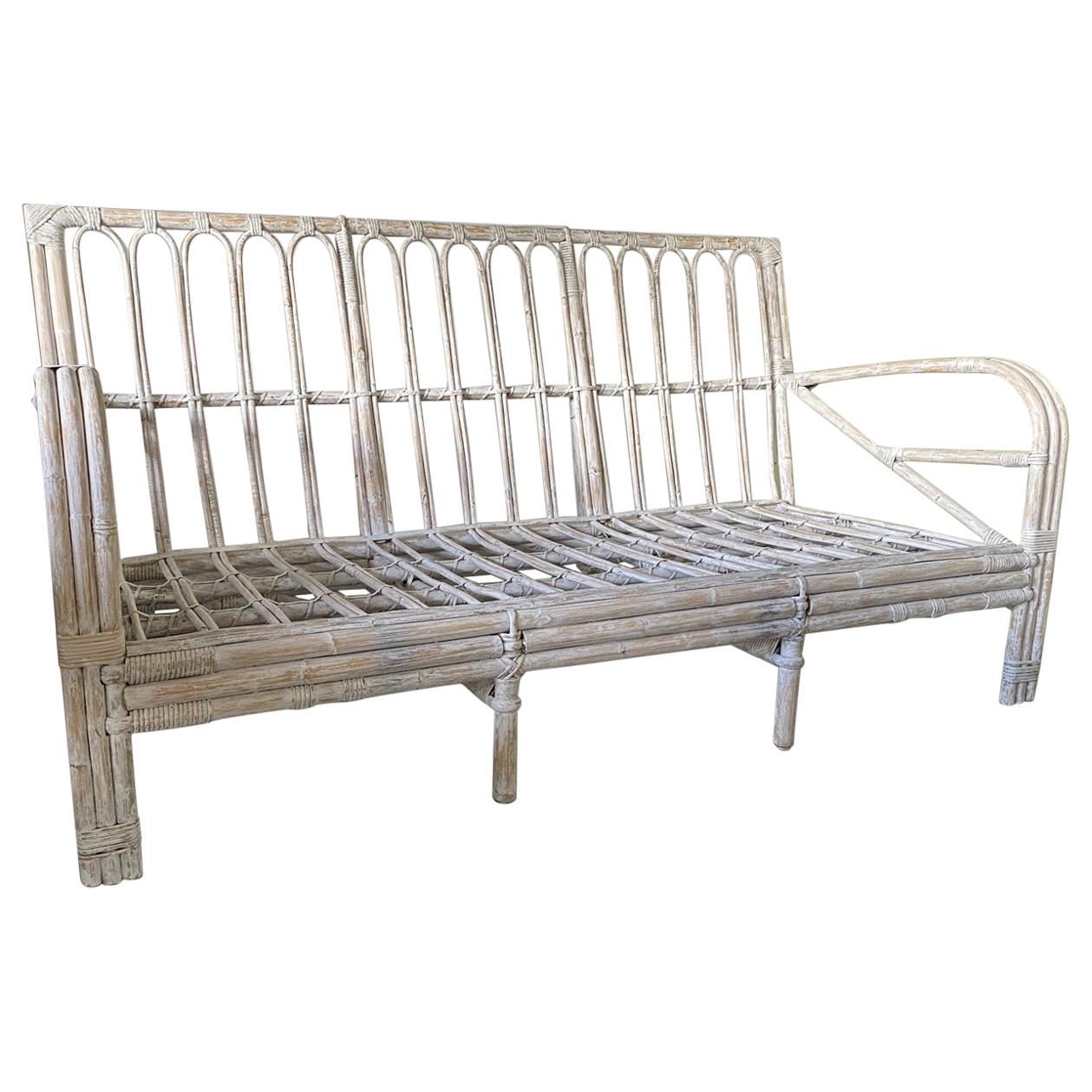 Victorian Wicker Sofa Style of Lloyd Loom at 1stDibs