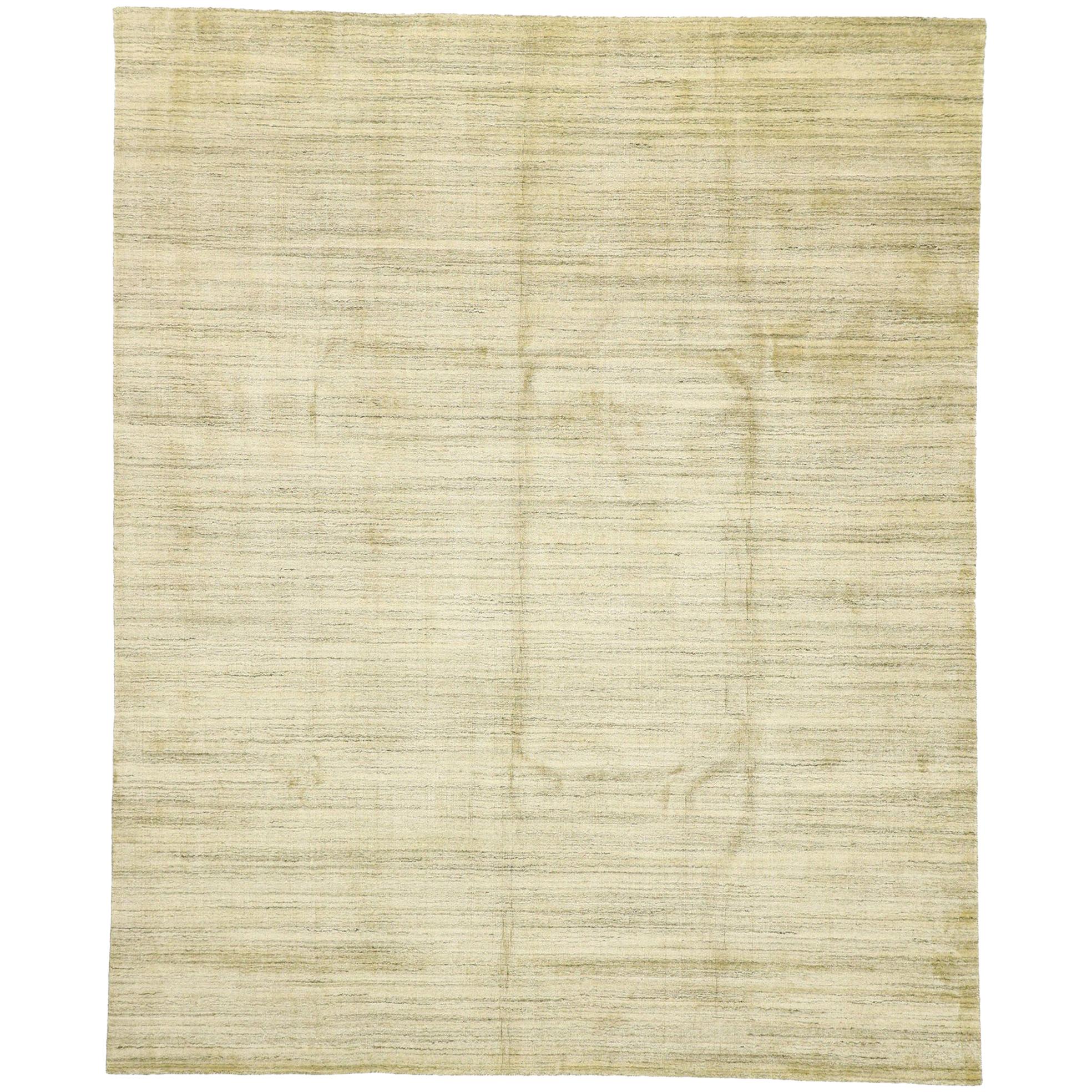 New Transitional Area Rug with Cozy, Hygge Vibes and Warm Amish-Shaker Style