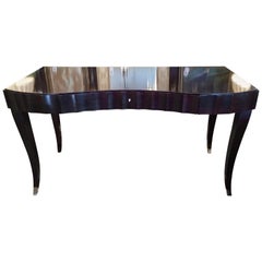 Transitional Barbara Barry for Baker Laquered Mahogany Writing Desk