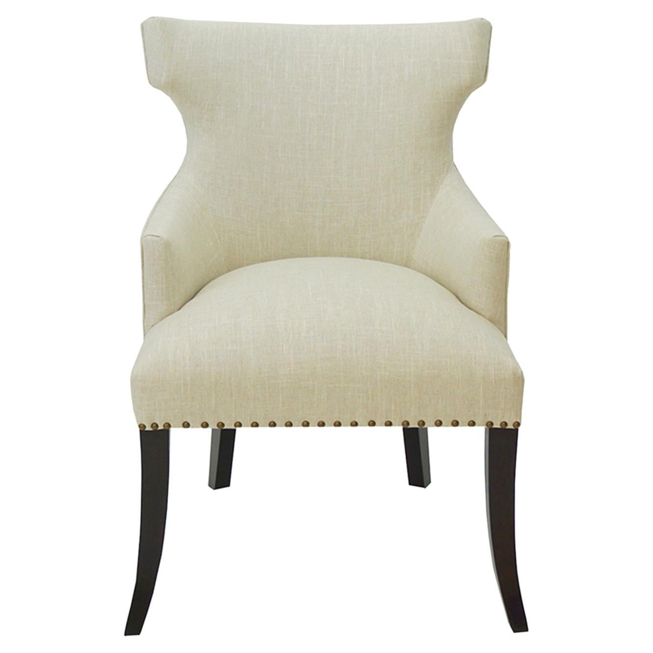 Transitional Barrel Back Dining Chair Made to Order