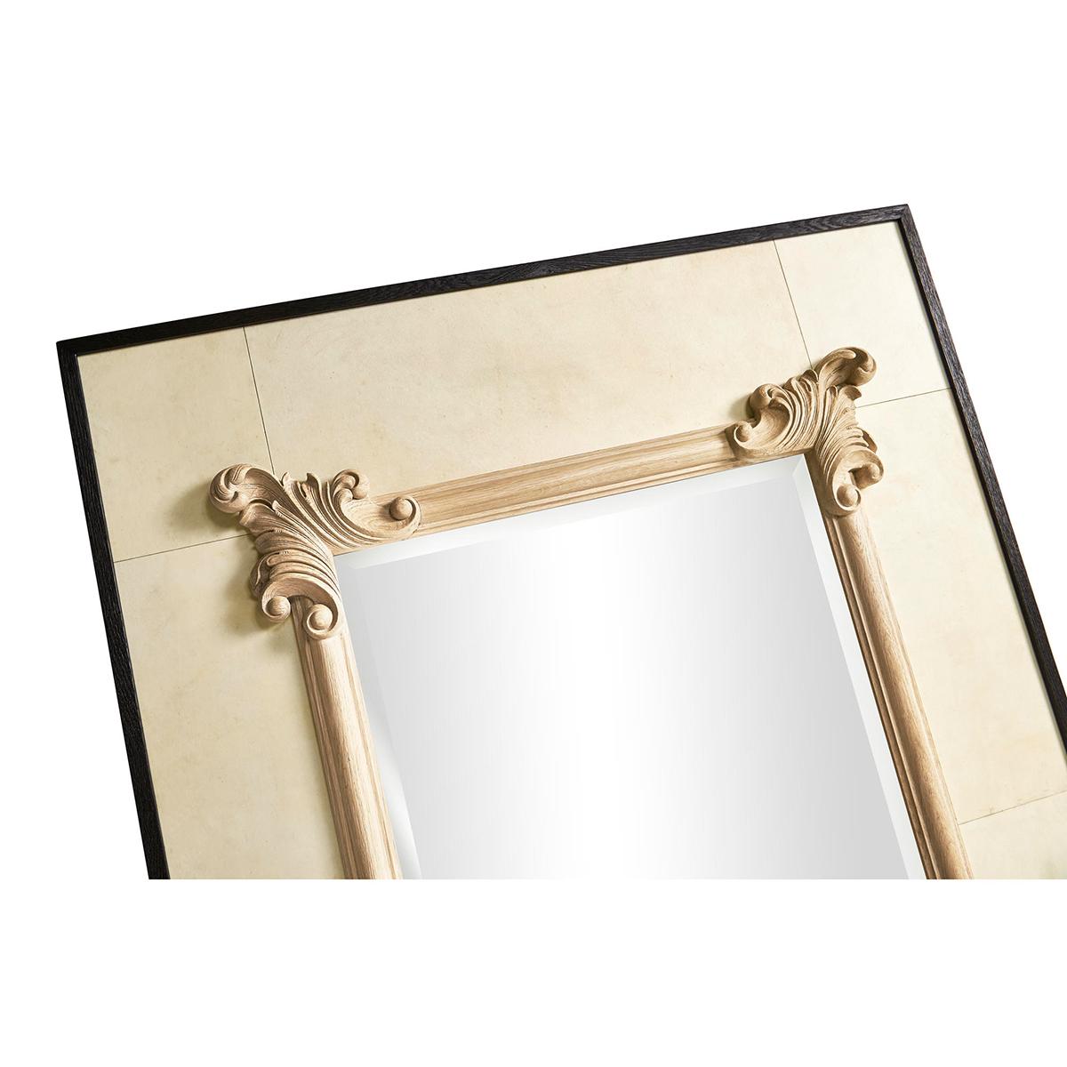 Vietnamese Transitional Classic Wall Mirror For Sale