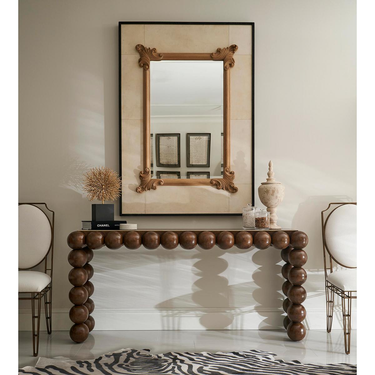 Transitional Classic Wall Mirror In New Condition For Sale In Westwood, NJ