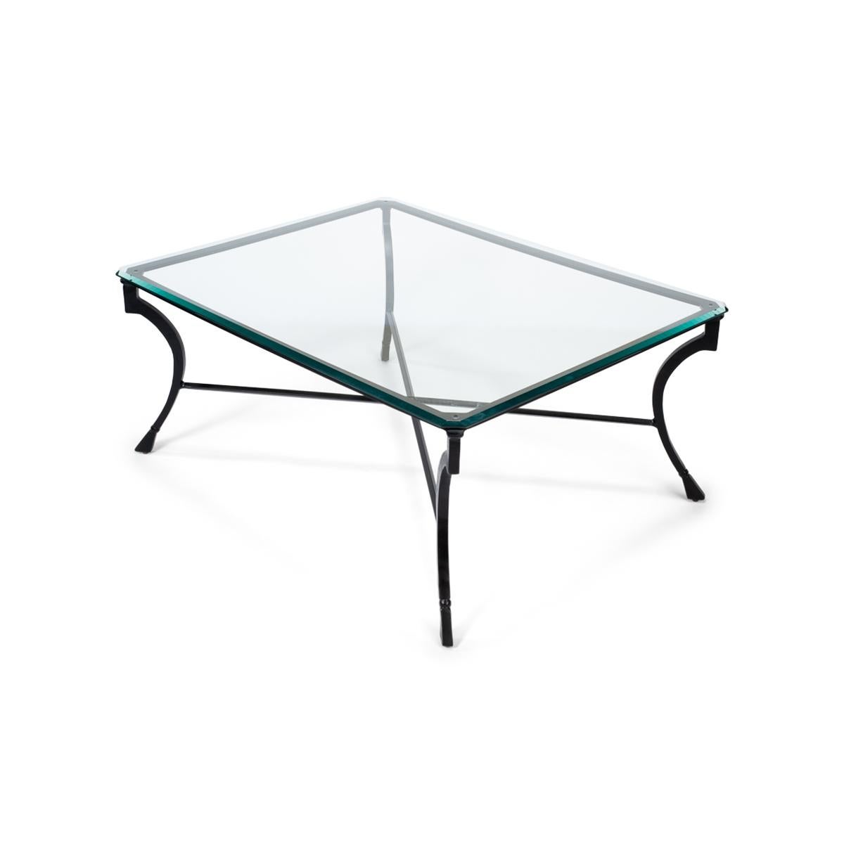 Asian Transitional Cocktail Table For Sale